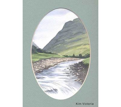 Glen Coe watercolor painting by Kim Victoria