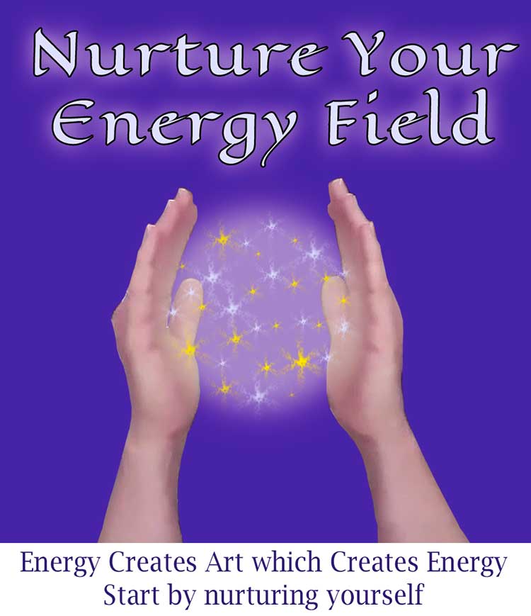 Nurture Your Energy Field illustration by Kim Victoria for the class by the same name